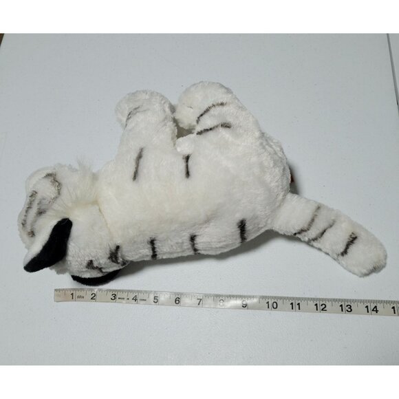 Wild Republic White Tiger 14 inch Plush Realistic Stuffed Animal Blue Eyes Toy - Picture 6 of 6